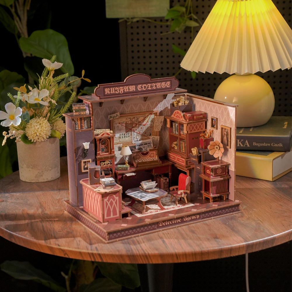 RUIFAM 3D Wooden Puzzles DIY Mechanical Wooden Wide Model Kit